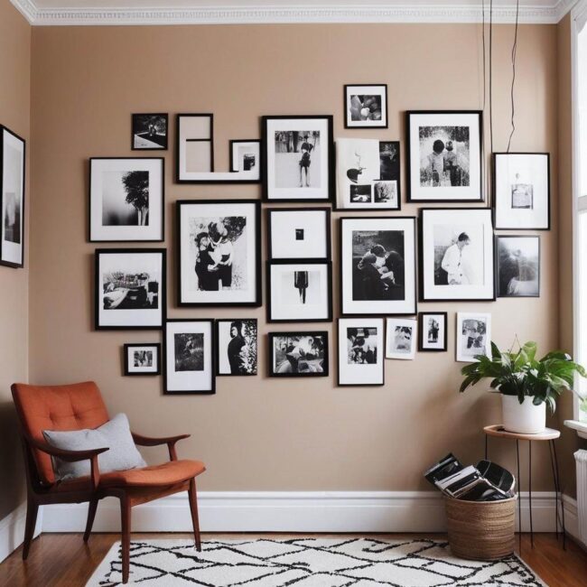 Inspiracje do powieszenia zdjęć bez konieczności używania ramek