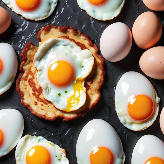 Kalorie w jajku przygotowanym na patelni