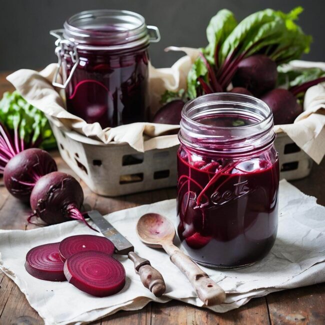 Kiszone buraki na śniadanie