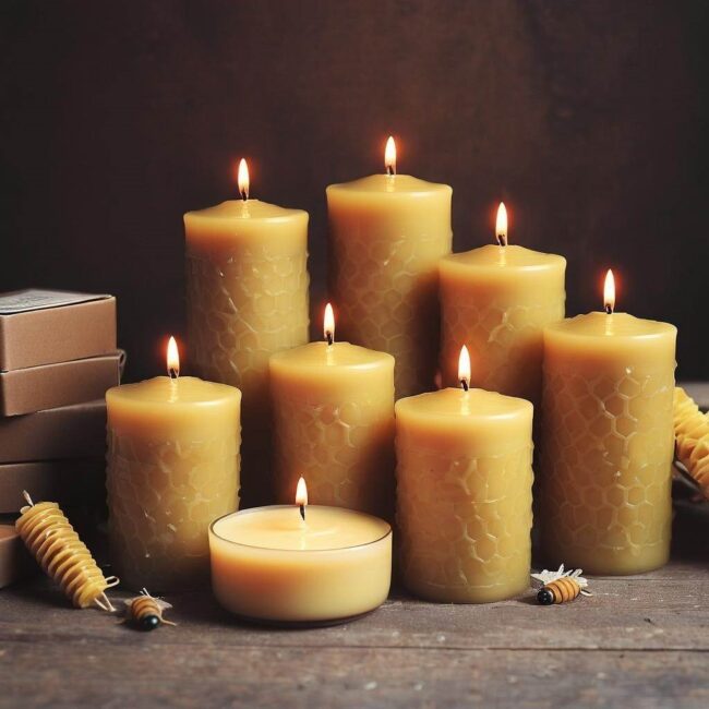 Materiały potrzebne do produkcji świecy pszczół