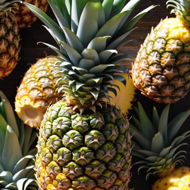 Temperatura i światło dla ananasa