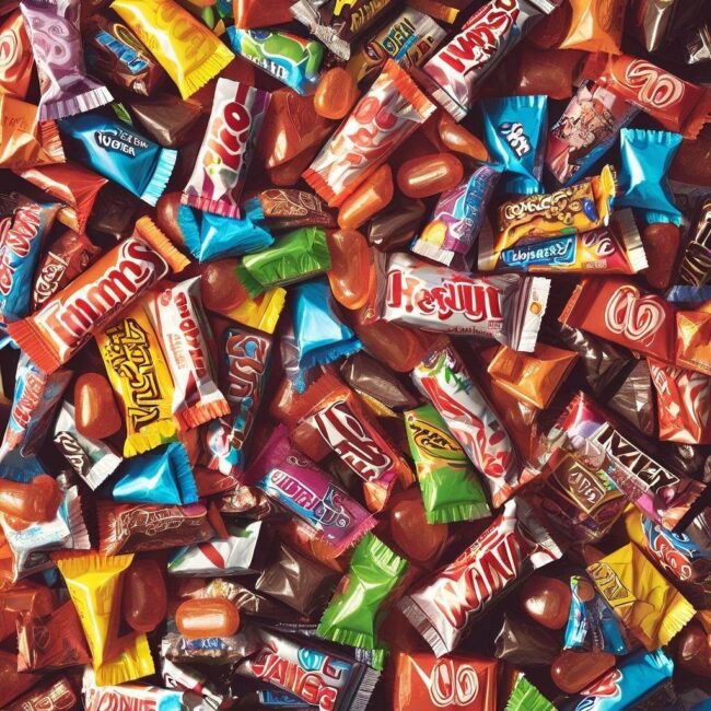 Trendy w sztuce z wykorzystaniem papierków po cukierkach