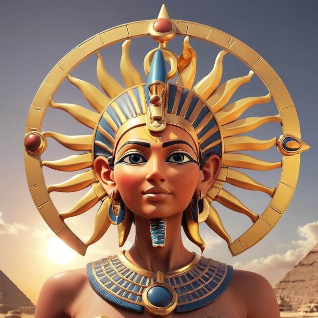 Wpływ kultu boga słońca na egipską kulturę