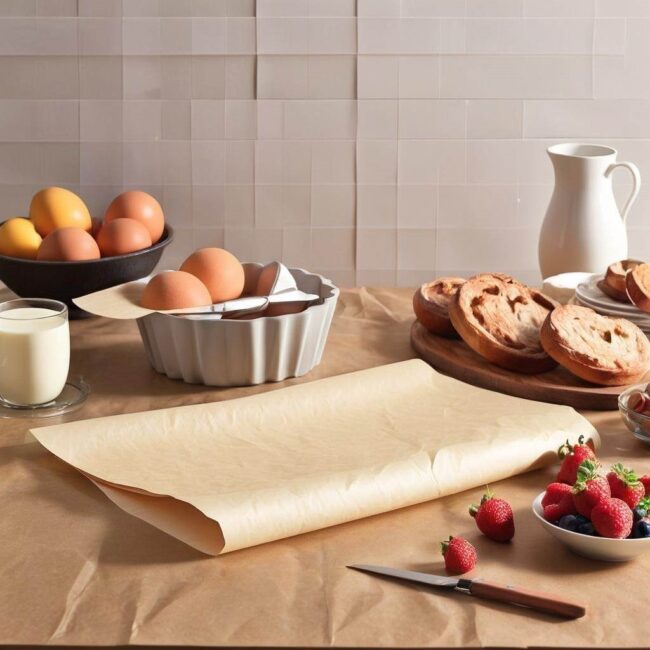 Wskazówki dotyczące pieczenia z użyciem papieru śniadaniowego