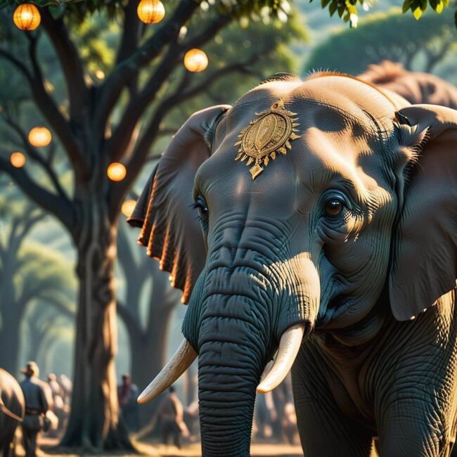 Znaczenie kierunku słonia w orientalnej symbolice